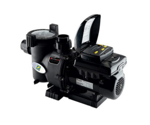 a black water pump with a white background